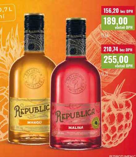 REPUBLICA MANGO/MALINA 0,5l/0,7l