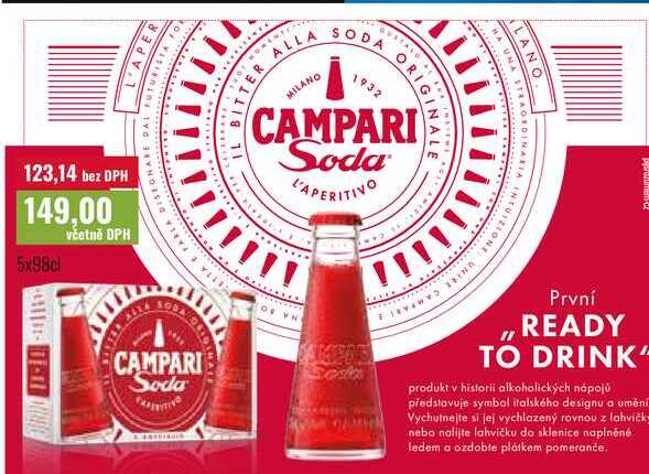 CAMPARI Soda 5x98cl