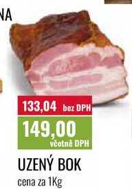 UZENÝ BOK cena za 1kg 