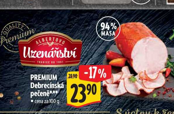   PREMIUM Debrecínská pečeně 100 g