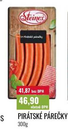 PIRÁTSKÉ PÁREČKY 300g