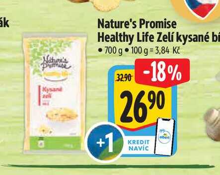 Nature's Promise Healthy Life Zelí kysané bílé 700 g