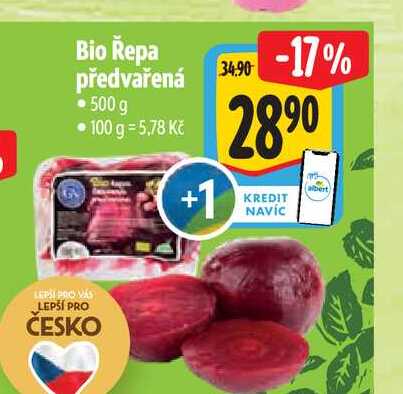 Bio Řepa předvařená 500 g