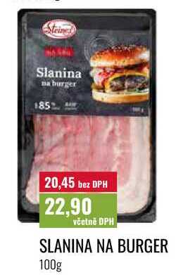 SLANINA NA BURGER 100g
