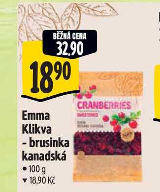 Emma Klikva - brusinka kanadská 100 g