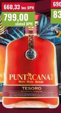 PUNTACANA TESORO 0,7l