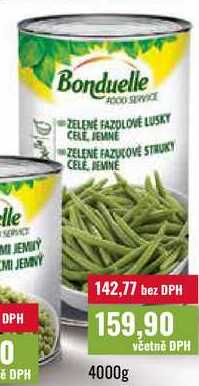 Bonduelle ZELENÉ FAZOLOVÉ LUSKY CELÉ 4000g