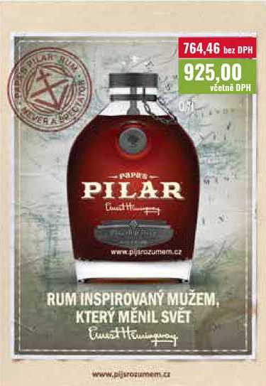 Papa´s Pilar Dark Rum 0,7l