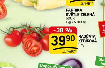 RAJČATA KEŘÍKOVÁ 1 kg 