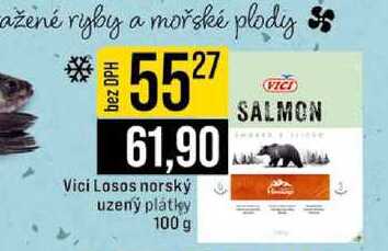 Vici Losos norský uzený plátky 100 g 