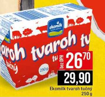 Ekomilk tvaroh tučný 250 g 