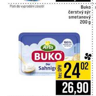 Buko čerstvý sýr smetanový 200 g