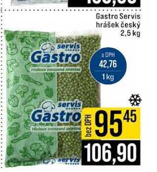 Gastro Servis hrášek český 2,5 kg
