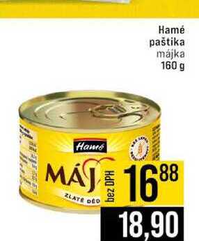 Hamé paštika májka 160 g 