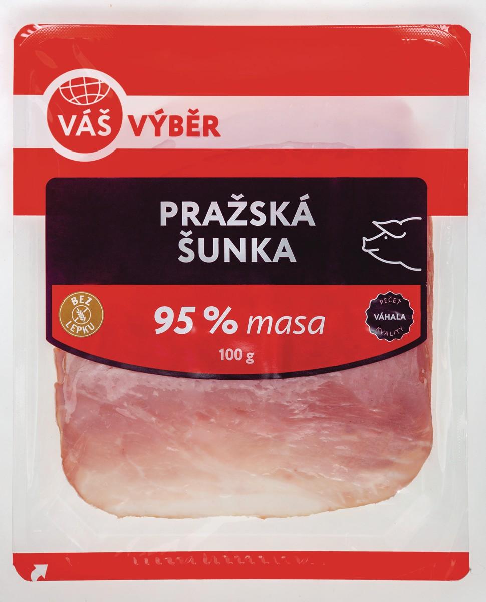 VÁŠ VÝBĚR Pražská šunka, 100 g
