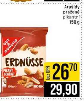 Arašidy pražené pikantni 150 g