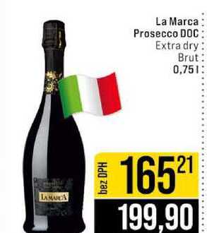 La Marca Prosecco DOC Extra dry Brut 0,75l