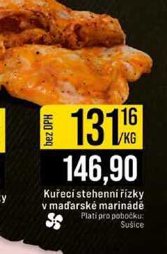 Kuřecí stehenní řízky v maďarské marinádě 1kg