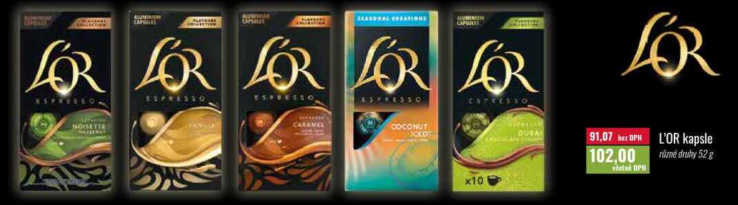 L'OR kapsle 52 g