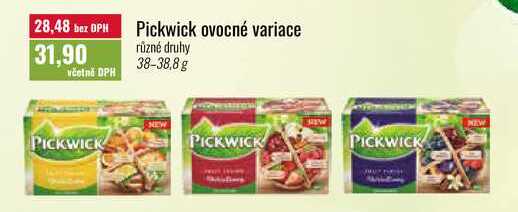 Pickwick ovocné variace 38-38,8 g