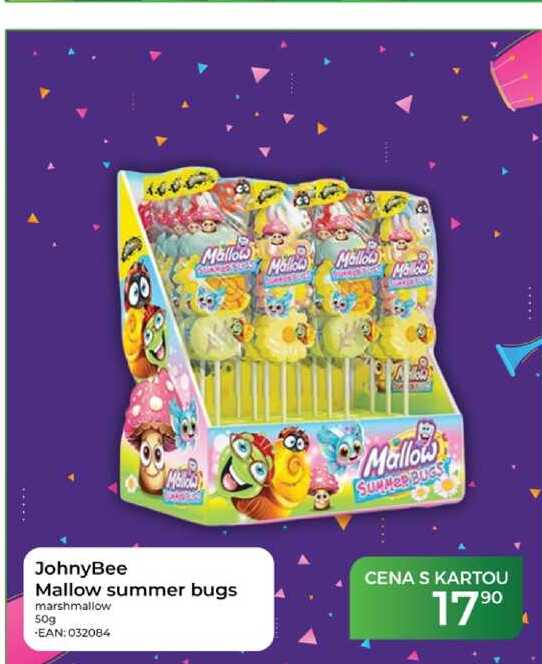 JohnyBee Mallow summer bugs marshmallow 50g