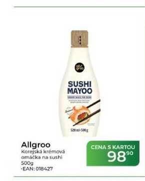 Allgroo Korejská krémová omáčka na sushi 500g