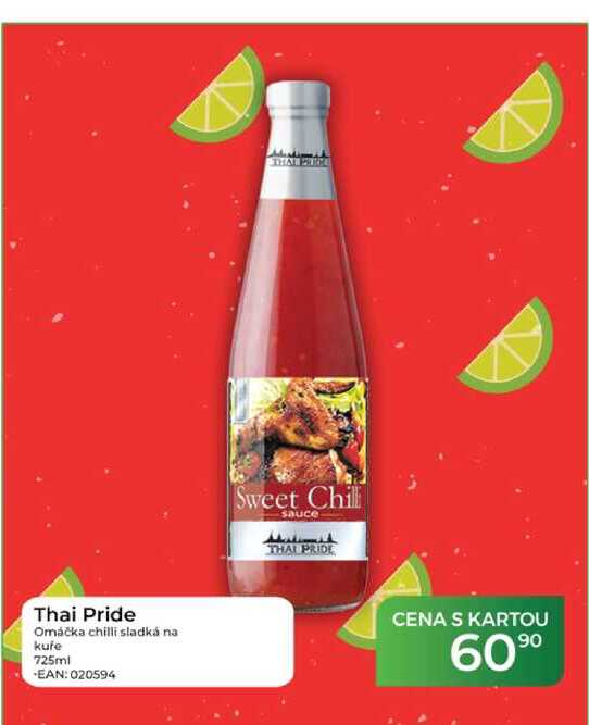 Thai Pride Omáčka chilli sladká na kuře 725ml