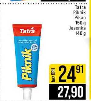Tatra Piknik Pikao 150 g Jesenka 140 g