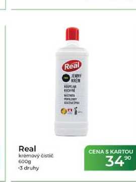 Real krémový čistič 600g