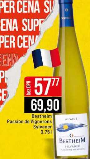 Bestheim Passion de Vignerons Sylvaner 0,75l