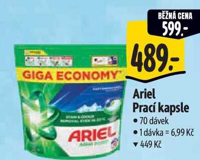   Ariel Prací kapsle 70 dávek 