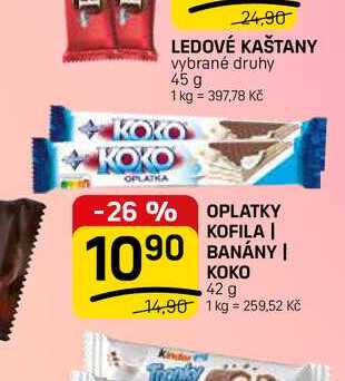 OPLATKY KOFILA | 1090 BANÁNY 42 g