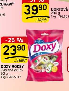 DOXY ROKSY vybrané druhy 90 g