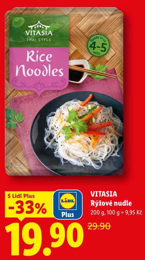 VITASIA Rýžové nudle, 200 g
