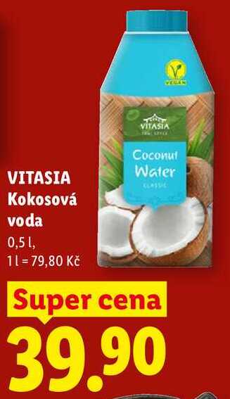 VITASIA Kokosová voda, 0,5 l