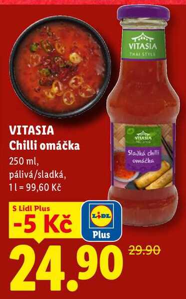 VITASIA Chilli omáčka, 250 ml