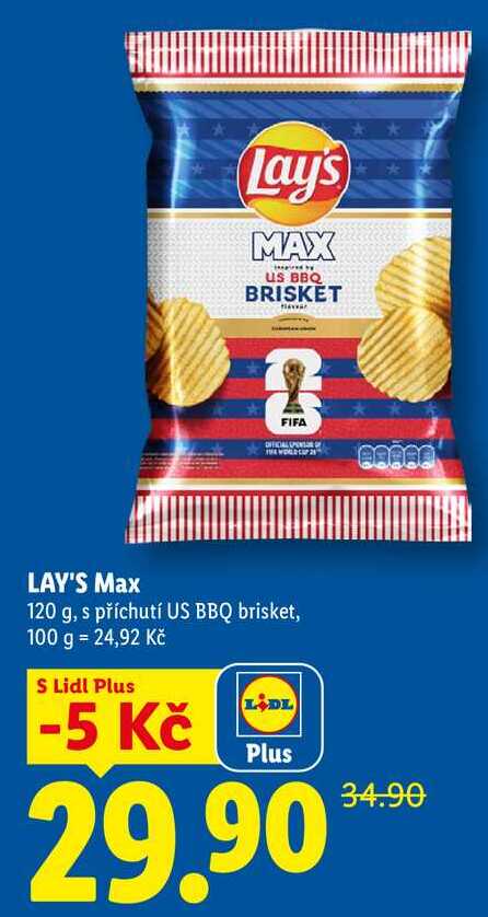 LAY'S Max, 120 g