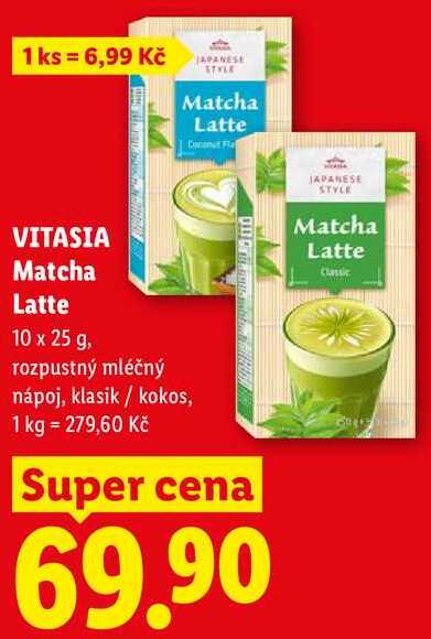 VITASIA Matcha Latte, 10x 25 g