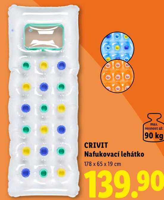 CRIVIT Nafukovací lehátko