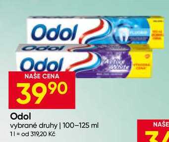 Odol vybrané druhy 100-125 ml 