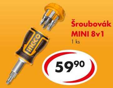 Šroubovák MINI 8v1 