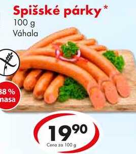 Spišské párky, 100 g