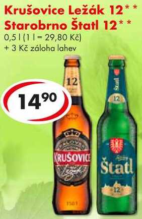 Starobrno Štatl 12, 0,5 l