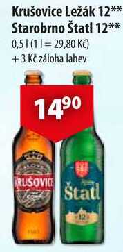 Starobrno Štatl 12, 0,5 l