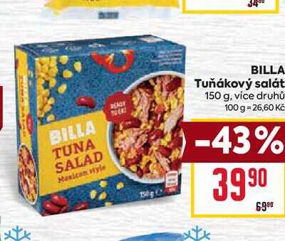 BILLA Tuňákový salát 150 g