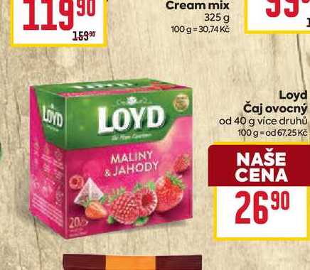 Loyd Čaj ovocný od 40 g 