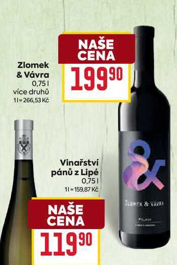 Zlomek & Vávra 0,75l