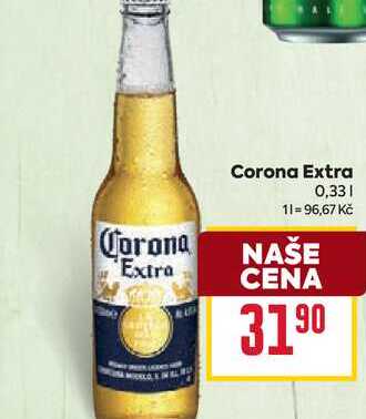 Corona Extra Pivo ležák světlý 0,33l