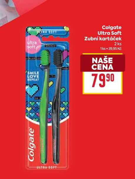 Colgate Ultra Soft Zubní kartáček 2 ks 