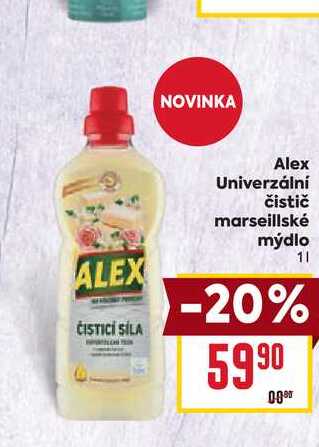 Alex Univerzální čistič marseillské mýdlo 1l